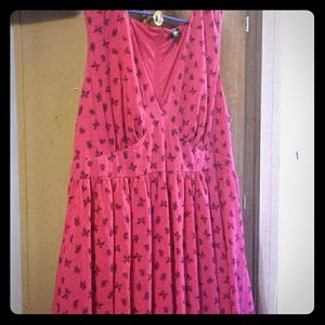 Torrid Pink Butterfly dress NWOT